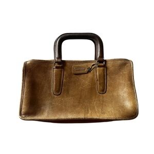 Coach Tan Leather Satchel